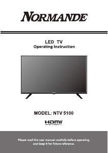 מדריך Normande NTV-5100 טלוויזיית LED