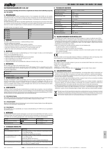 Mode d’emploi Niko 351-26450 Détecteur de mouvement