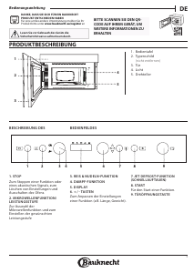 Handleiding Bauknecht BMN1O2BK Magnetron