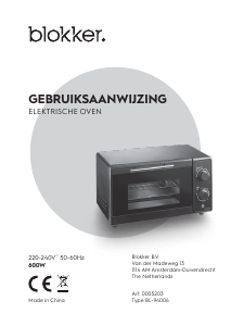 Handleiding Blokker BL-94004 Oven
