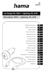 Manual Hama 00201611 Incărcător auto