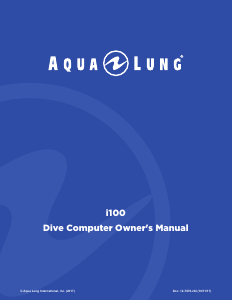 Manual Aqua Lung i100 Dive Computer