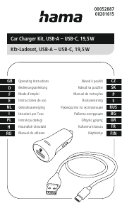 Manual Hama 00201615 Incărcător auto