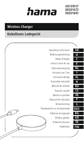 Handleiding Hama 00139517 Draadloze oplader
