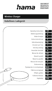 Manuale Hama 00201672 Caricabatterie wireless