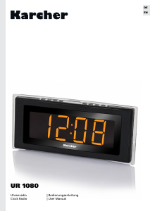 Bedienungsanleitung Kärcher UR 1080 Uhrenradio