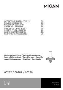 Mode d’emploi Mican 60280 Hotte aspirante