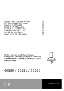 Manual Mican 60551 Cooker Hood