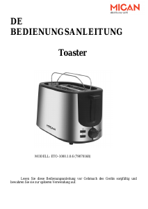 Bruksanvisning Mican ETO-1000.1.0.6 Brödrost