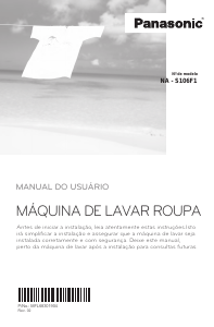 Manual Panasonic NA-S106F1 Máquina de lavar roupa