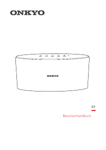 Bedienungsanleitung Onkyo X9 Lautsprecher