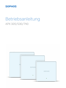 Bedienungsanleitung Sophos APX 740 Access point