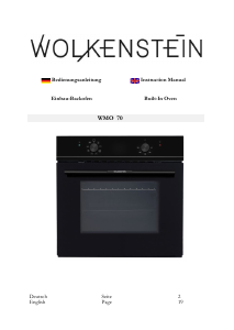 Handleiding Wolkenstein WMO 70 Oven