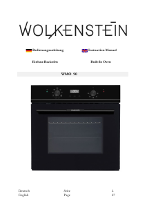 Bedienungsanleitung Wolkenstein WMO 90 Backofen