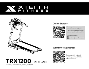 Handleiding XTERRA TRX1200 Loopband