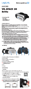 Manual de uso LogiLink AA0088 Gafas de realidad virtual