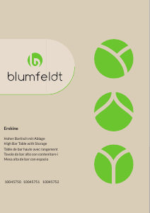 Manuale Blumfeldt 10045751 Erskine Tavolo bar