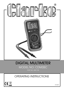 Handleiding Clarke CDM 35C Multimeter