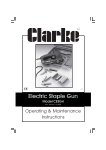Manual Clarke CESG 4 Tacker