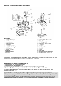 Bedienungsanleitung Delamax Nikon D90 Batteriegriff