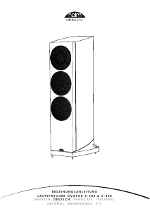 Bedienungsanleitung Naim Ovator S-600 Lautsprecher
