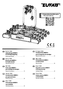 Handleiding EUFAB Amber 4 Fietsendrager