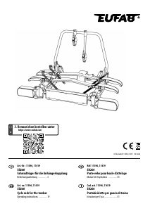 Handleiding EUFAB SD260 Fietsendrager