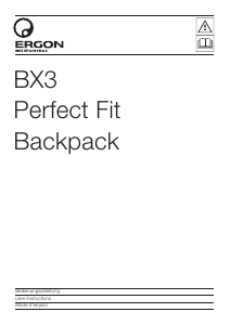 Manual Ergon BX3 Perfect Fit Backpack