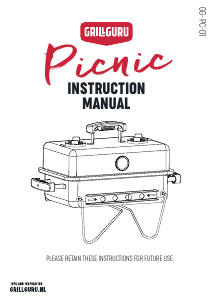 Mode d’emploi Grillguru Picnic Barbecue