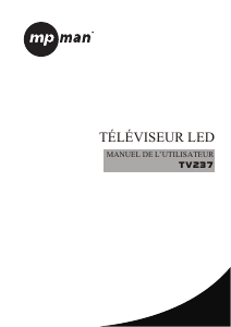 Mode d’emploi Mpman TV237 Téléviseur LED