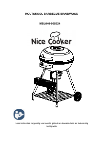 Handleiding Nice Cooker MBL040-065524 Barbecue