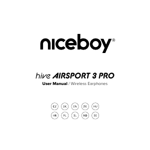 Bedienungsanleitung Niceboy HIVE Airsport 3 PRO Kopfhörer