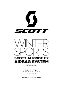 Mode d’emploi Scott Alpride E2 Avalanche airbag