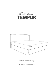 Bedienungsanleitung Tempur Arc Bettgestell