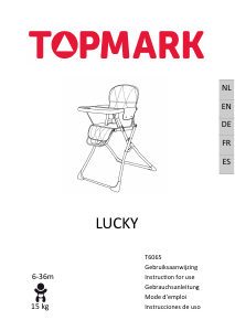 Manual Topmark Lucky Baby High Chair