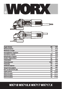 Manual Worx WX717 Polizor unghiular