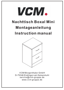 Hướng dẫn sử dụng VCM Boxal Mini Bàn đầu giường