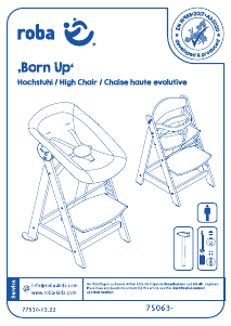Посібник Roba 75063 Born Up Дитячий стільчик для годування