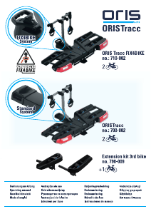 Handleiding ORIS Tracc Fietsendrager