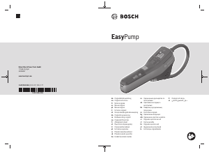 Handleiding Bosch EasyPump Fietspomp