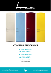 Manual Fram FC-VRR341YLE++ Fridge-Freezer