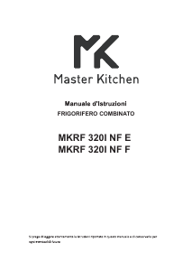 Handleiding Master Kitchen MKRF 320I NF E Koel-vries combinatie