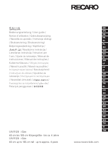 Priročnik Recaro Salia Avto sedež
