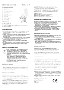 Bedienungsanleitung Security Plus AL 07 Fahrradschloss