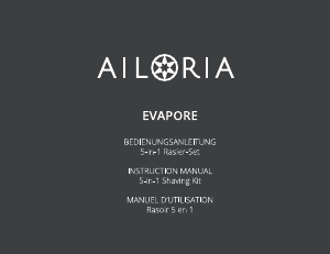 Bedienungsanleitung Alloria Evapore Bikini-Trimmer