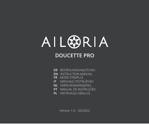 Manual Ailoria Doucette Pro Callus remover