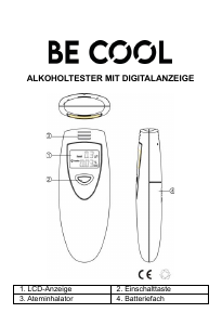 Bedienungsanleitung Be Cool BCALKT2023 Alkoholtester