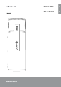 Manual Gorenje TCM306ZG Boiler