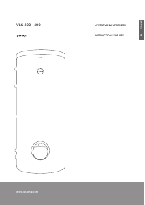 Priručnik Gorenje VLG300B-G3 Bojler