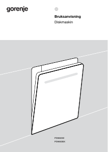Bruksanvisning Gorenje PD9663W Diskmaskin